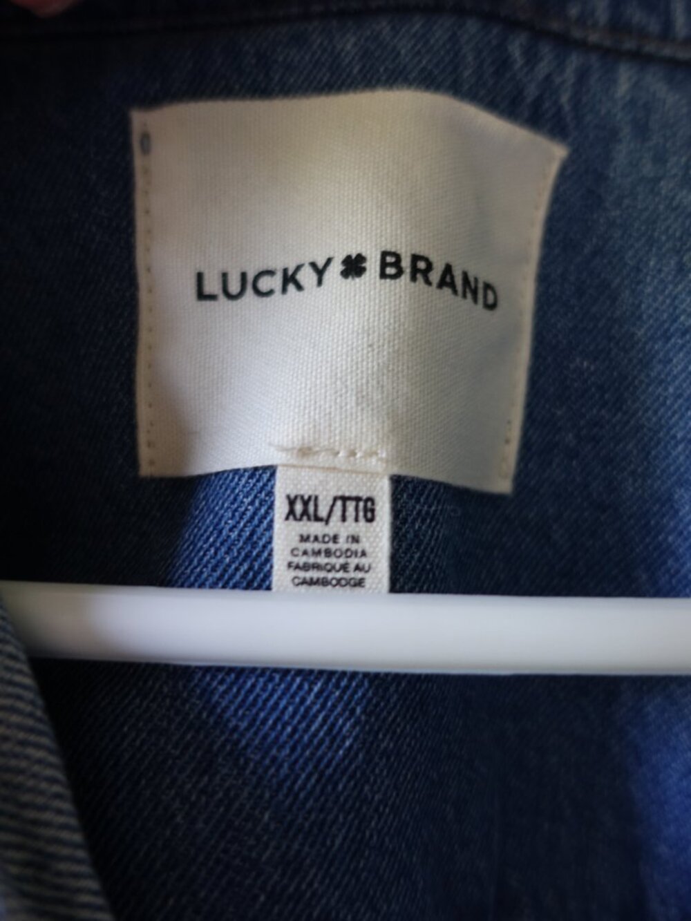 Lucky Brand Blue Denim Button-Up Shirt - Picture 2 of 6